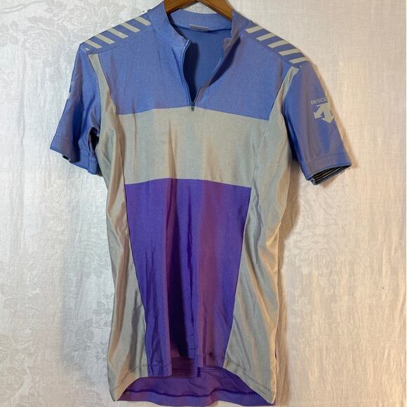 Descente Other - Descante Cycling Jersey Japan Blue Gray Purple Back Pockets